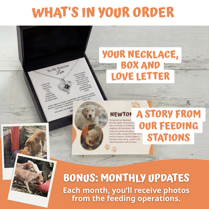 To My Forever Love - Heart Forever Necklace