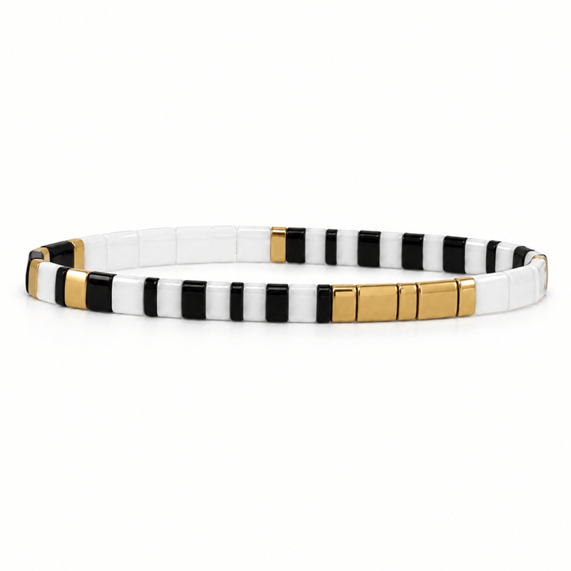 Zebra Tile Bracelet