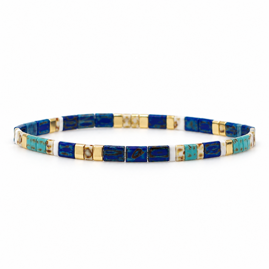 Tile Bead Bracelets