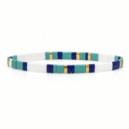 Tile Bead Bracelets