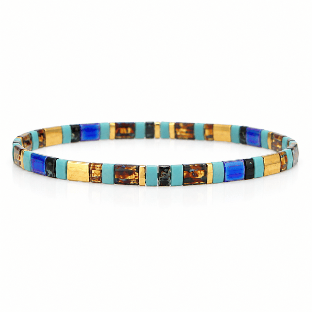 Tile Bead Bracelets