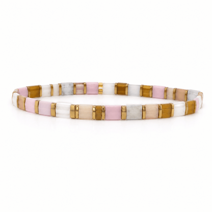 Tile Bead Bracelets