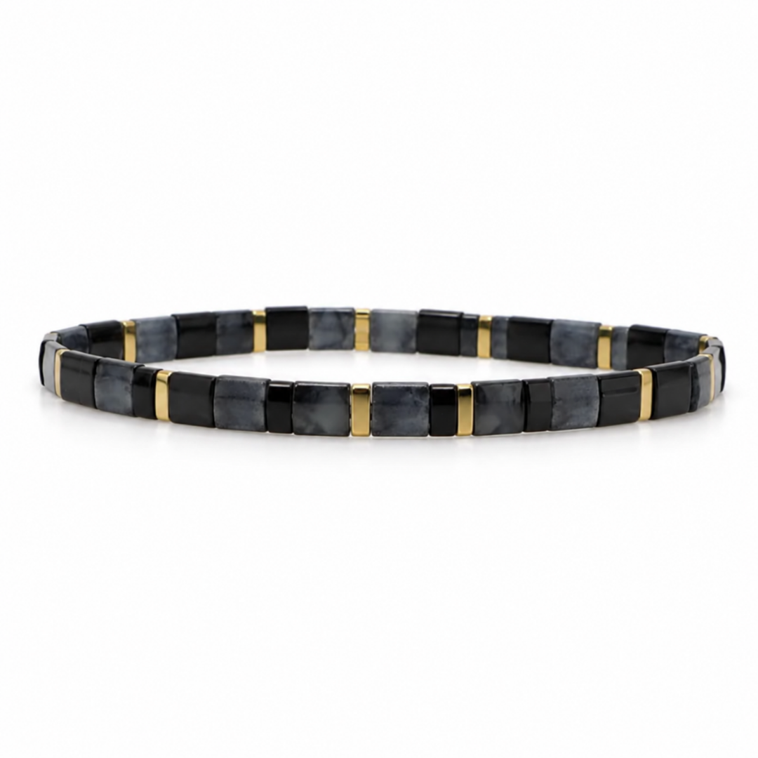 Tile Bead Bracelets