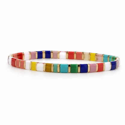 Tile Bead Bracelets