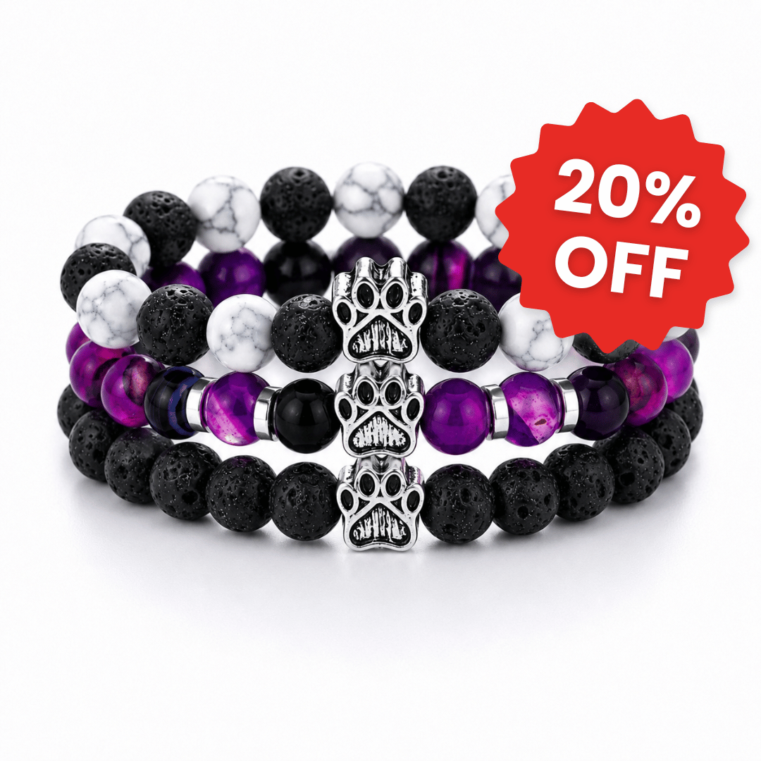 Ghost Set, Limited Halloween Edition: three Halloween bracelets (Ghost + Plum + Lava)