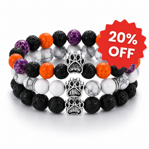 Twilight Set, Limited Halloween Edition: three Halloween bracelets (Twilight + Arctic + Lava)