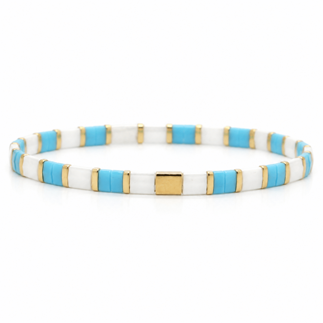 Tile Bead Bracelets