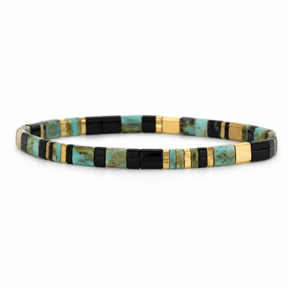 Tile Bead Bracelets