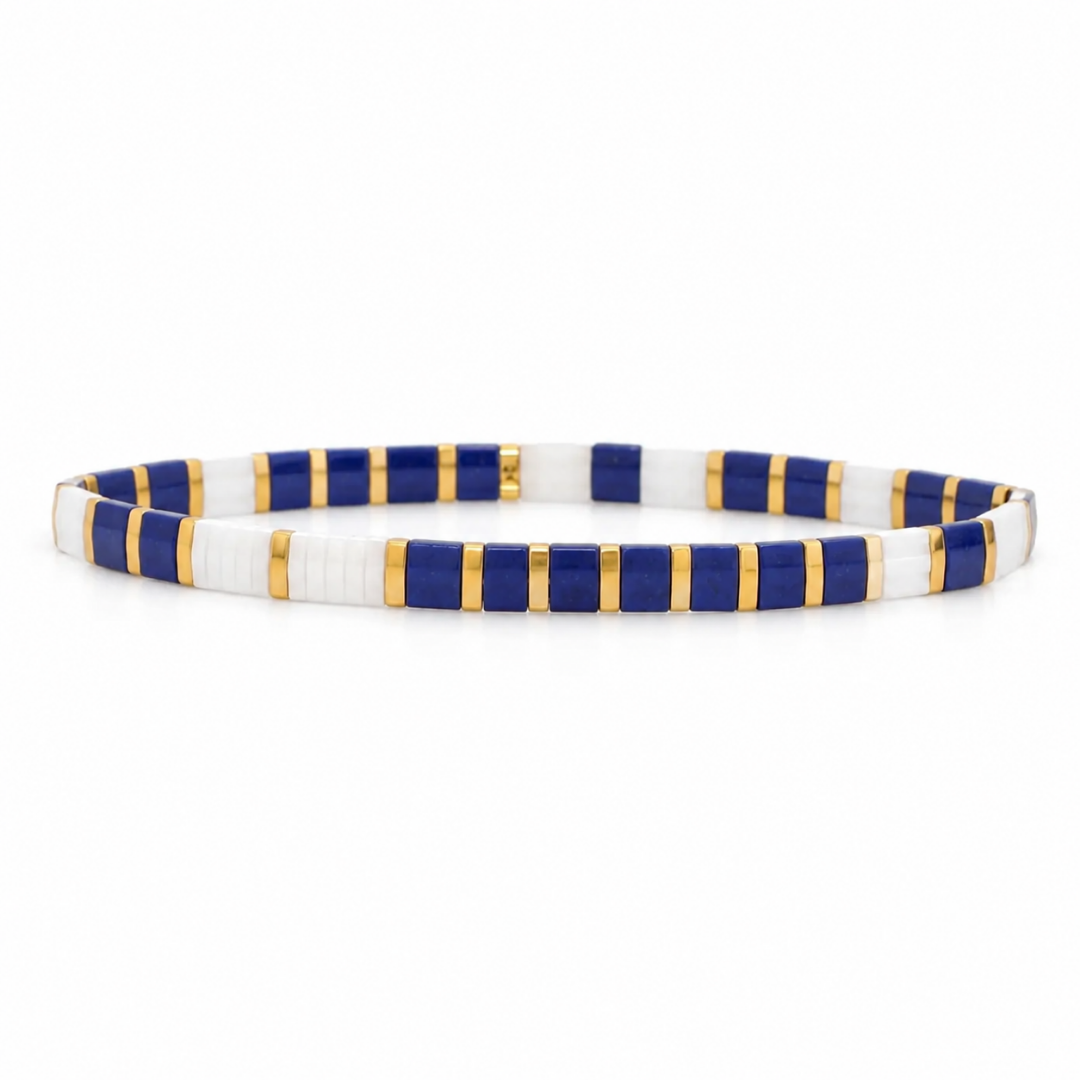 Tile Bead Bracelets