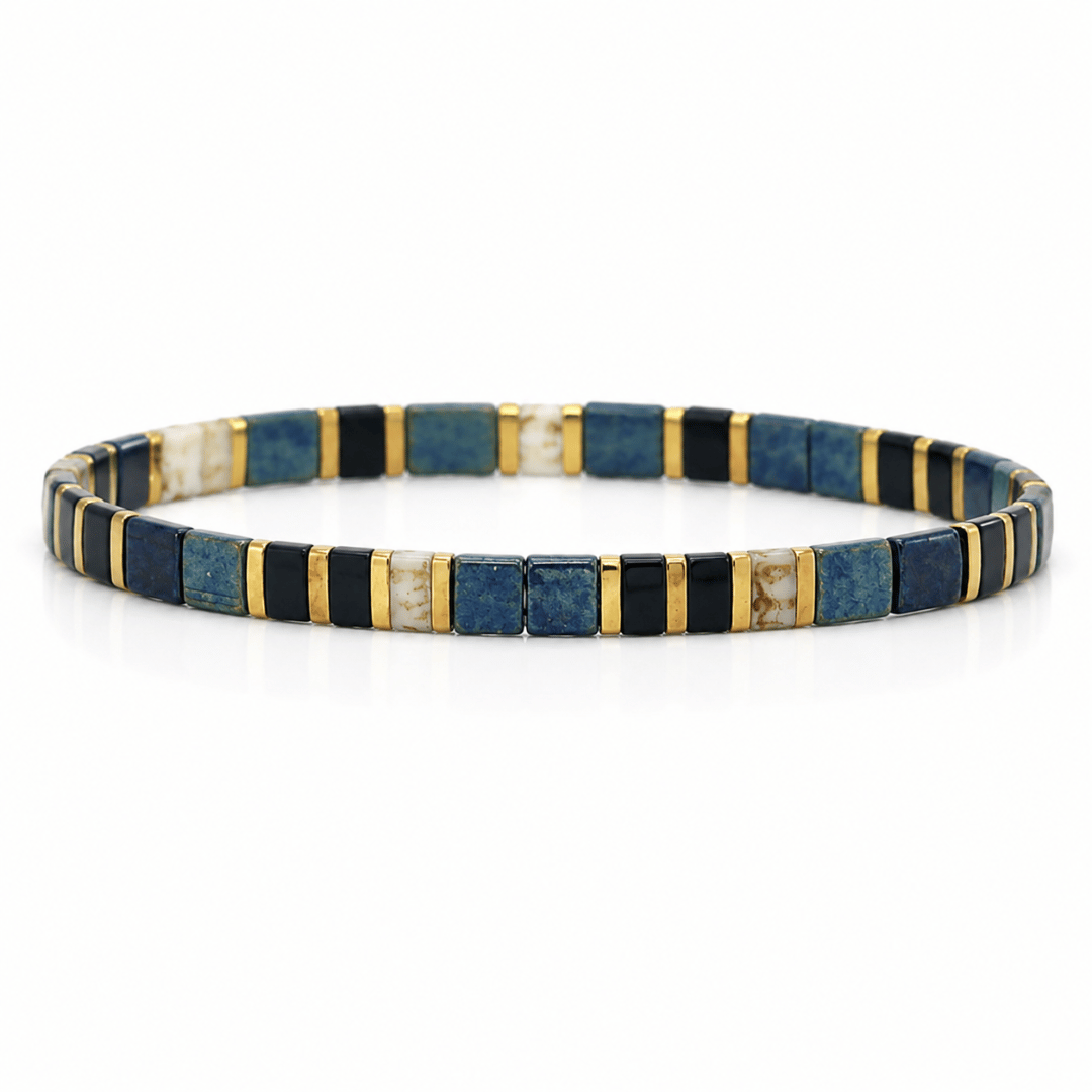 Tile Bead Bracelets