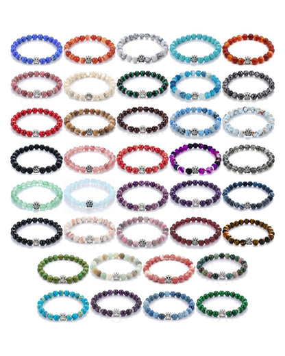 All 38 Rescue Paws beaded bracelets included in the Full Collection set