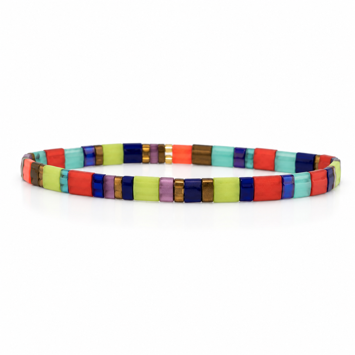 Tile Bead Bracelets