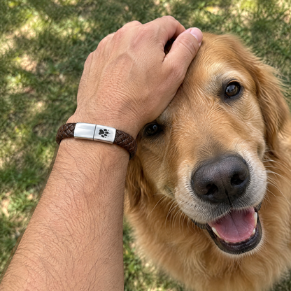 Saddle Men's Bracelet worn on the wrist