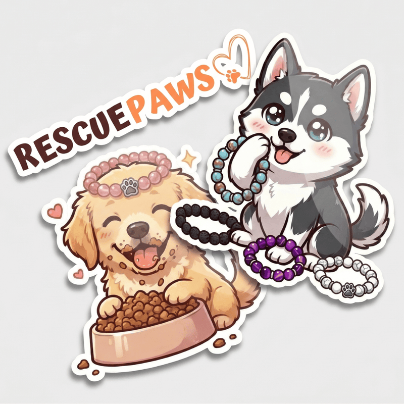 Rescue Paws Stickers (x3)
