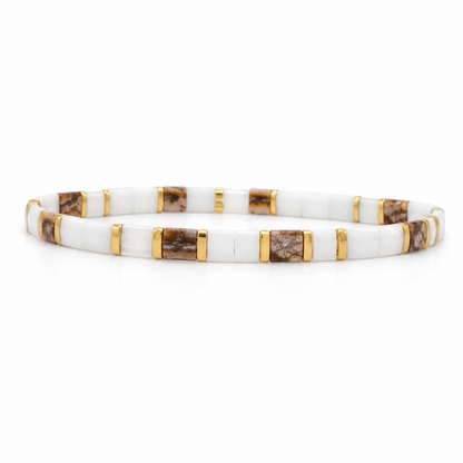 Tile Bead Bracelets