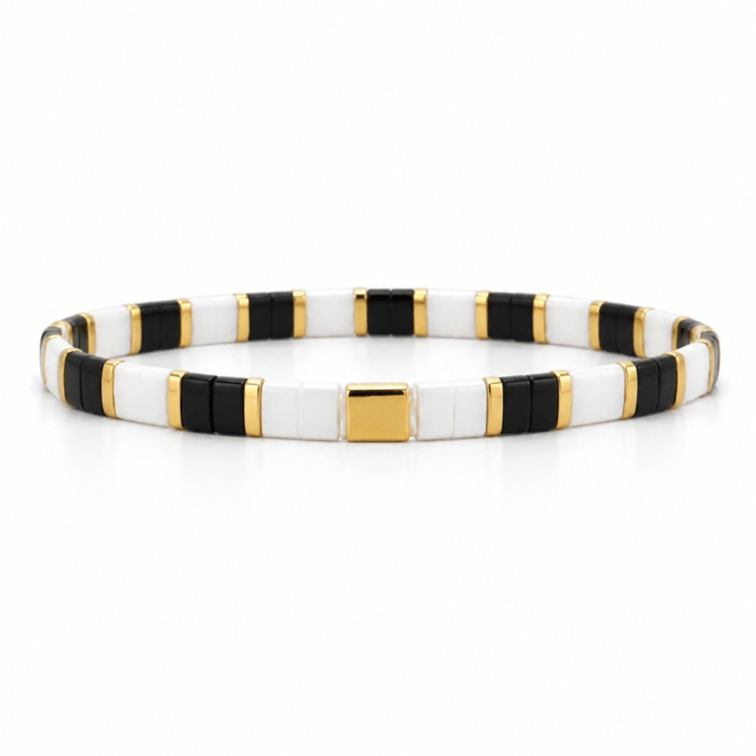 Tile Bead Bracelets