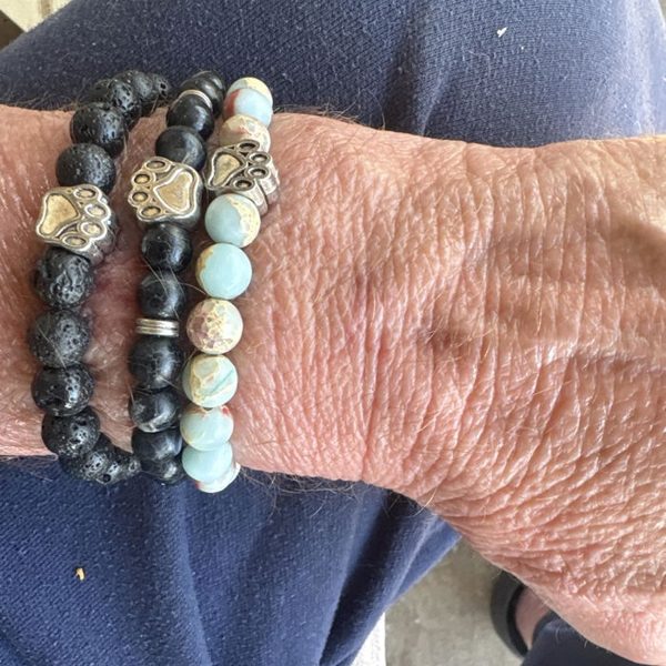 Lava Bracelet on a customer, shared in a review